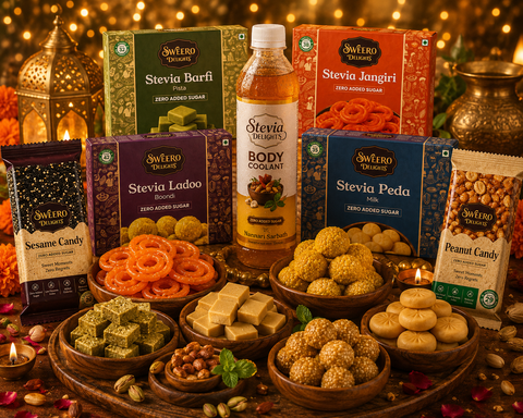 Healthy sweets gift box by Sweero Delights