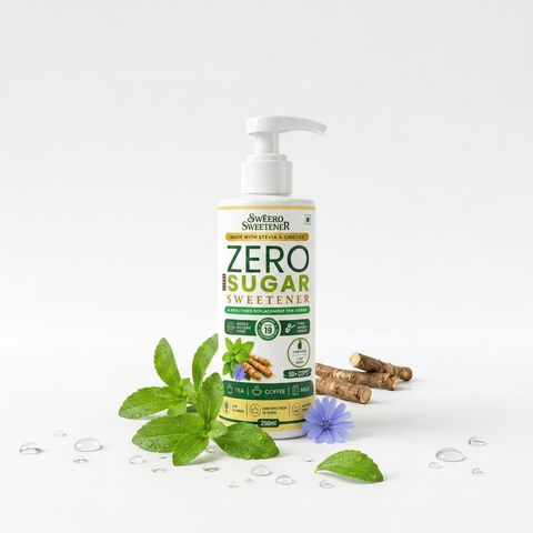 Sweero Sweetener – Zero Added Sugar | Stevia & Chicory | 250ml