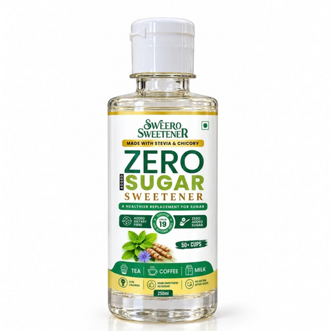 Sweero Sweetener – Zero Added Sugar | Stevia & Chicory | 250ml