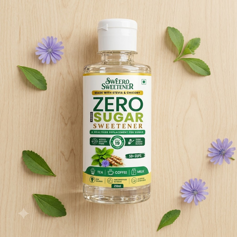 Sweero Sweetener – Zero Added Sugar | Stevia & Chicory | 250ml