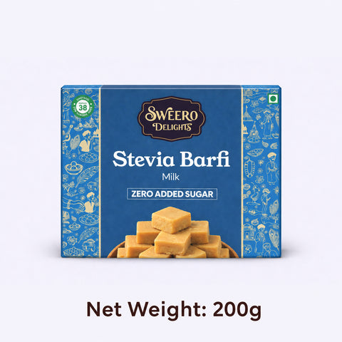 No Added Sugar Milk Barfi Box 200g | Sweero Delights