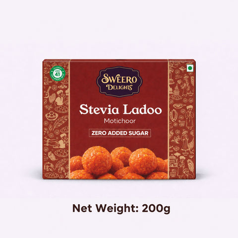 No Added Sugar Motichoor Ladoo 200g | Sweero Delights